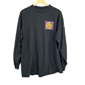 VTG All Sport Proweight Long Sleeve T-Shirt Black Cotton Celestial‎ USA Made XL